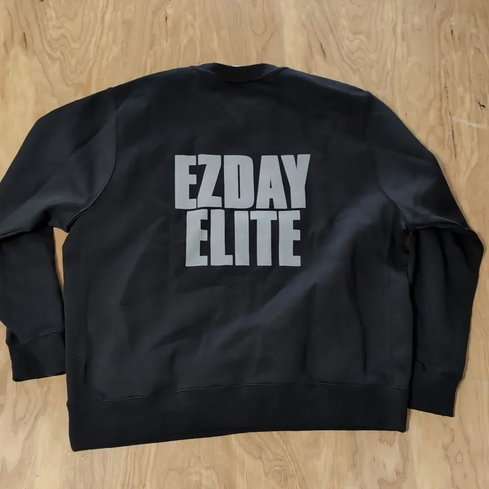 NEW Nike Mens XL Crew Training Athletic Sweater‎ Stretch EZDAY Elite Black NWT